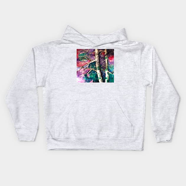 Blooming Trees Kids Hoodie by xxKawaiixx